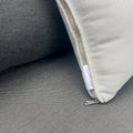 Cushion-to-Cover 3 Seater Furniture Cover with 61 x 35cm Oatmeal Outdoor Cushion