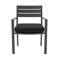 Mojo 42cm Grey Outdoor Square Cushion, UV Resistant & Waterproof Polyester