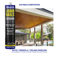 Selleys Liquid Nails Exterior Construction Adhesive, 350g, Weatherproof Outdoor