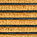 Panama Stripe Coir & Rubber Outdoor Door Mat 40 x 60cm Dirt Trapper