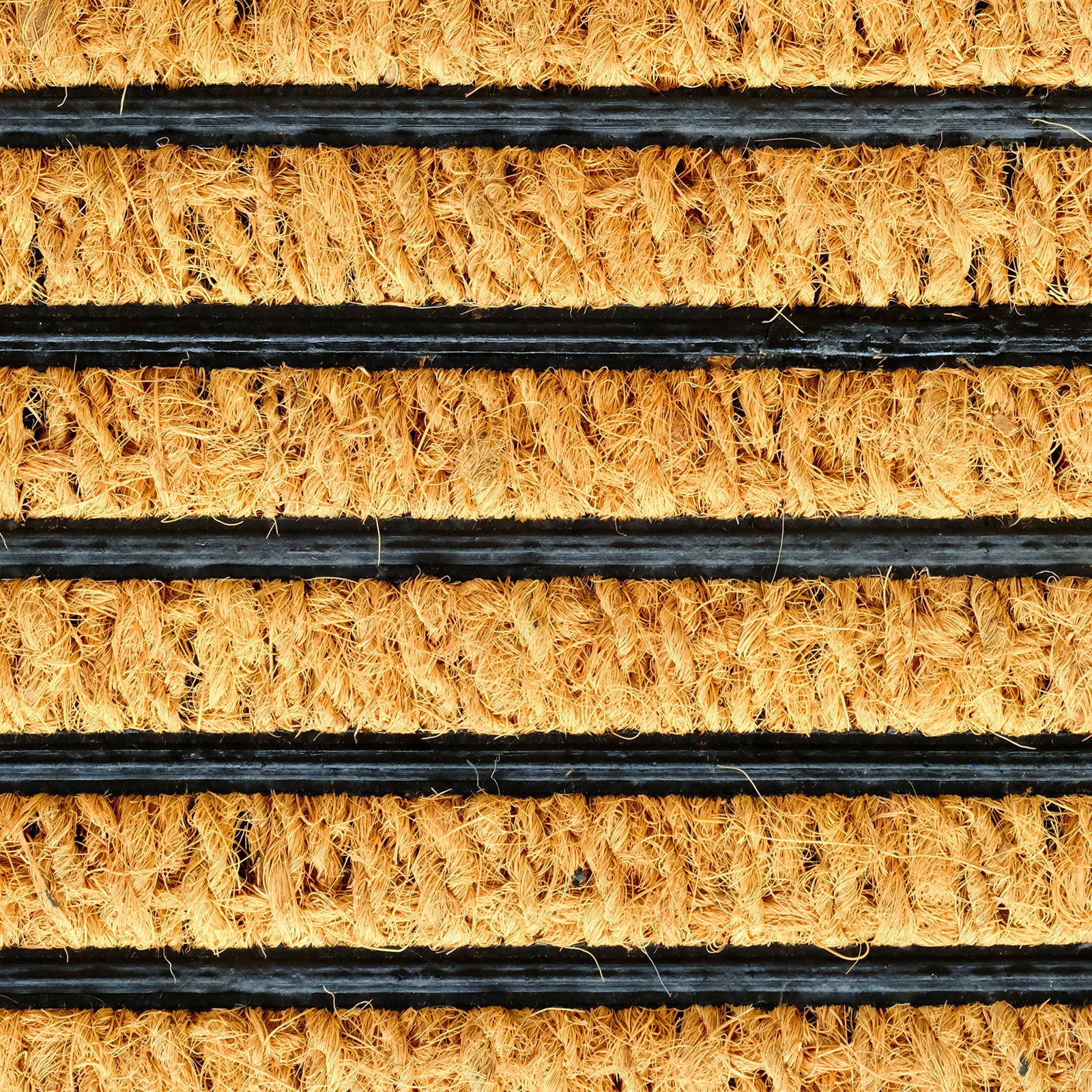 Panama Stripe Coir & Rubber Outdoor Door Mat 40 x 60cm Dirt Trapper