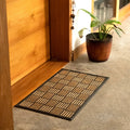 Bali Grid Coir & Rubber Outdoor Door Mat 45 x 75cm
