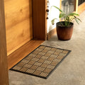 Bali Grid Coir & Rubber Outdoor Door Mat 45 x 75cm