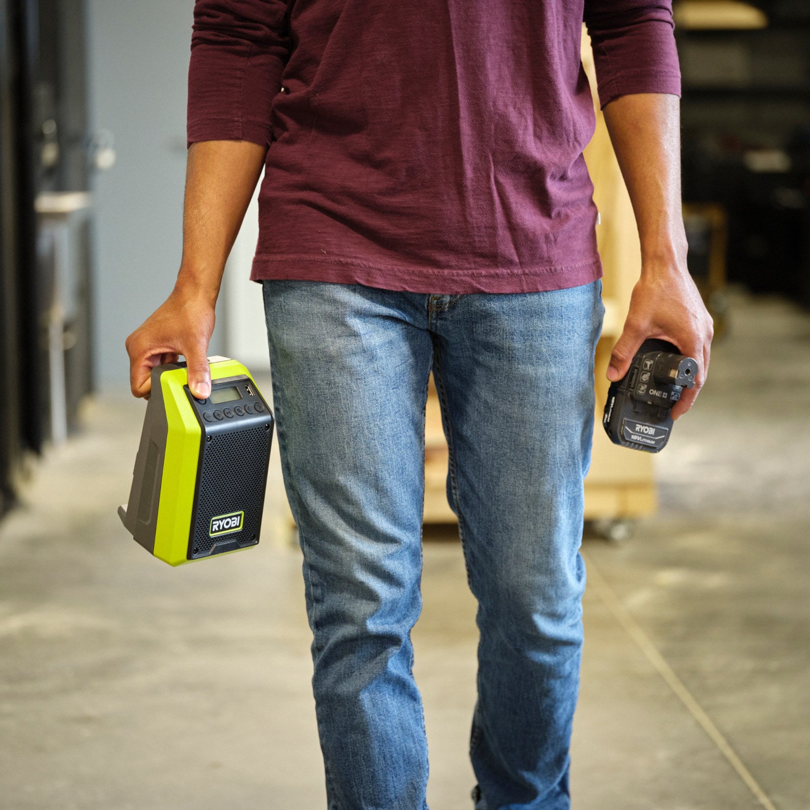 Ryobi 18V ONE+ Radio with Bluetooth RR18 - Tool Only