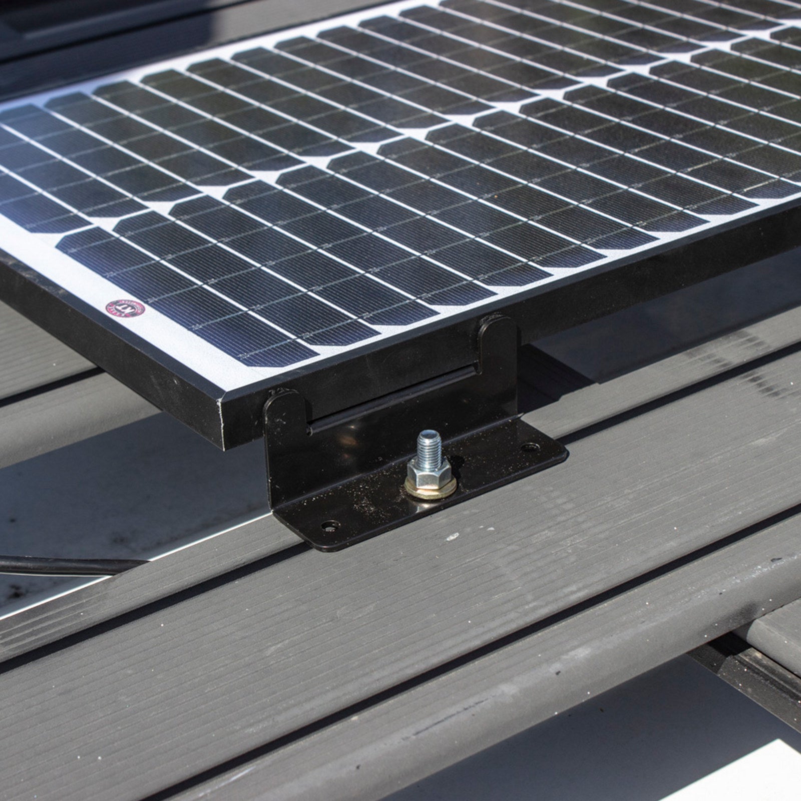 KT Solar Panel Mounting Brackets with 8mm T-Bolt Hole, 4 Pack