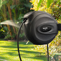 Holman 20m Charcoal Automatic Retractable Wall Mount Hose Reel