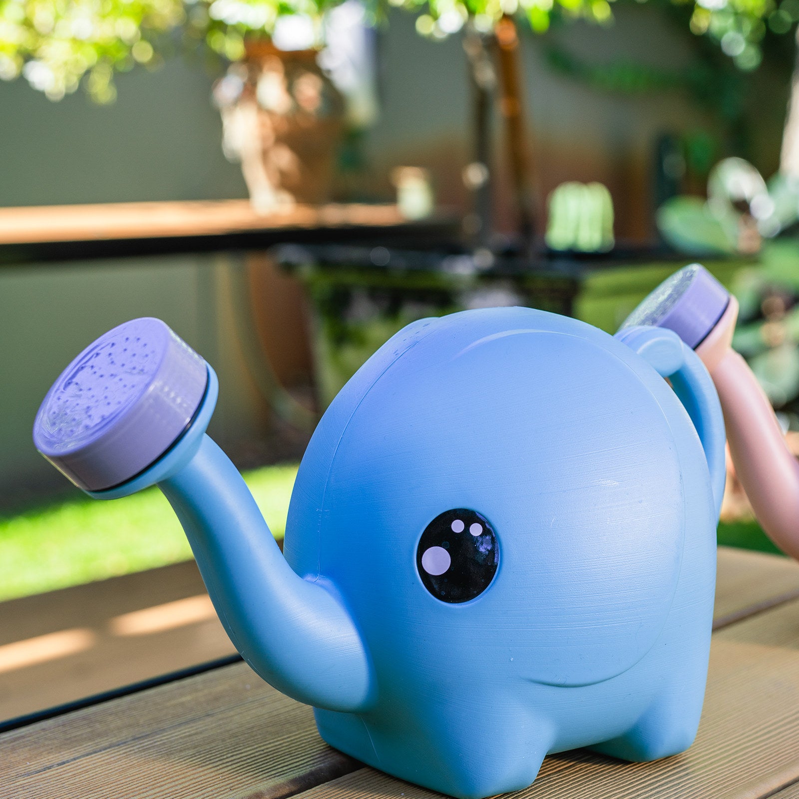 Holman Baby Elephant 2.5L Kids Plastic Watering Can - Surf Blue