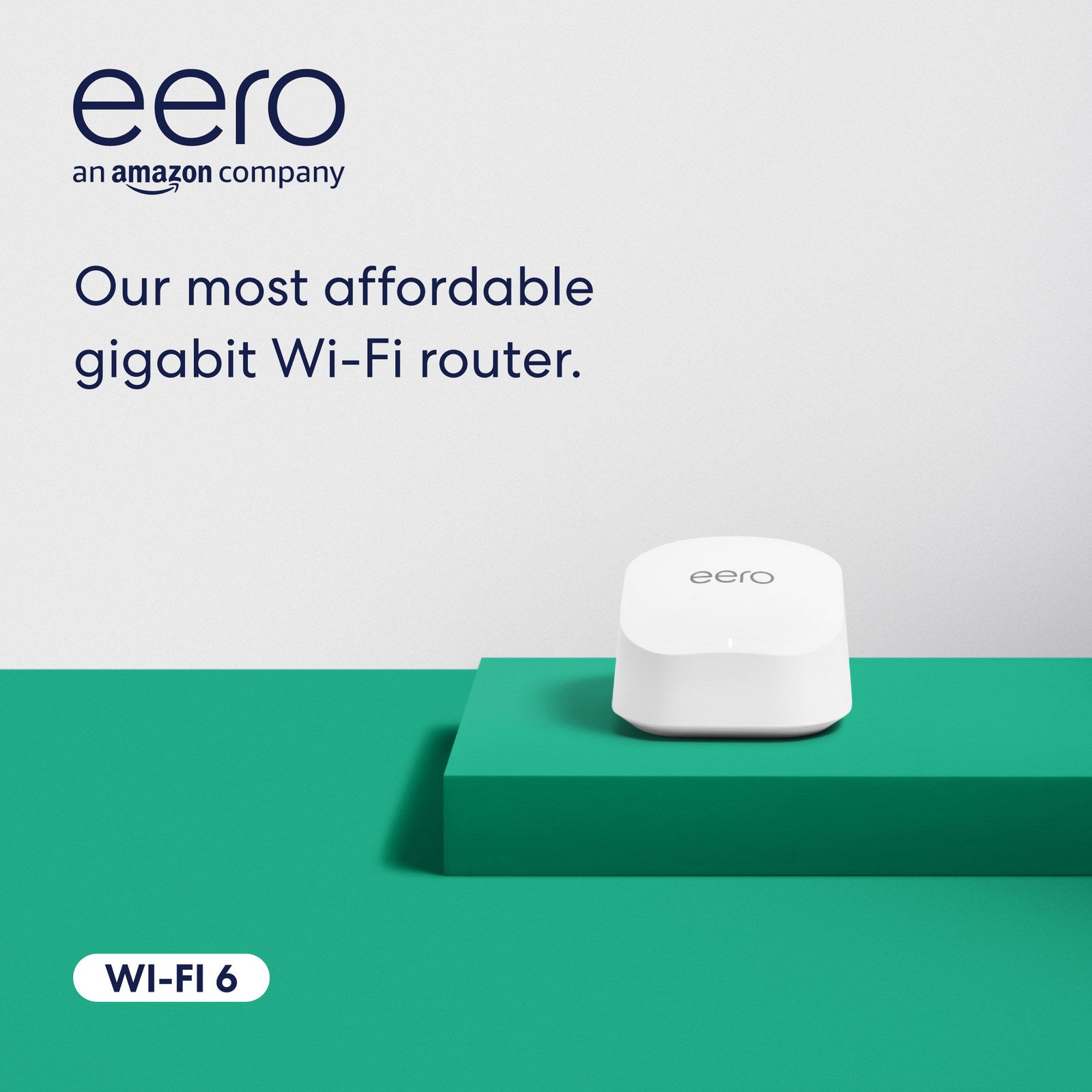 eero 6+ Mesh Wi-Fi 6 Router or Extender 1 Gbps White 1 Pack