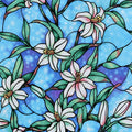 Pillar 0.45 x 2m Stained Glass Static Window Film, Removable & Adhesive-Free