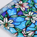 Pillar 0.45 x 2m Stained Glass Static Window Film, Removable & Adhesive-Free