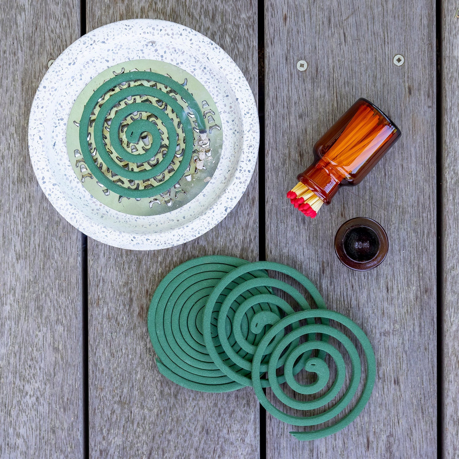 Bite Shield Mosquito Coil Refills, 20 Pack, Outdoor, Plant-Based Pyrethrum, BSH313