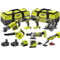 Ryobi 18V ONE+ Cordless 8 Piece Power Tool Kit R18X8C142B