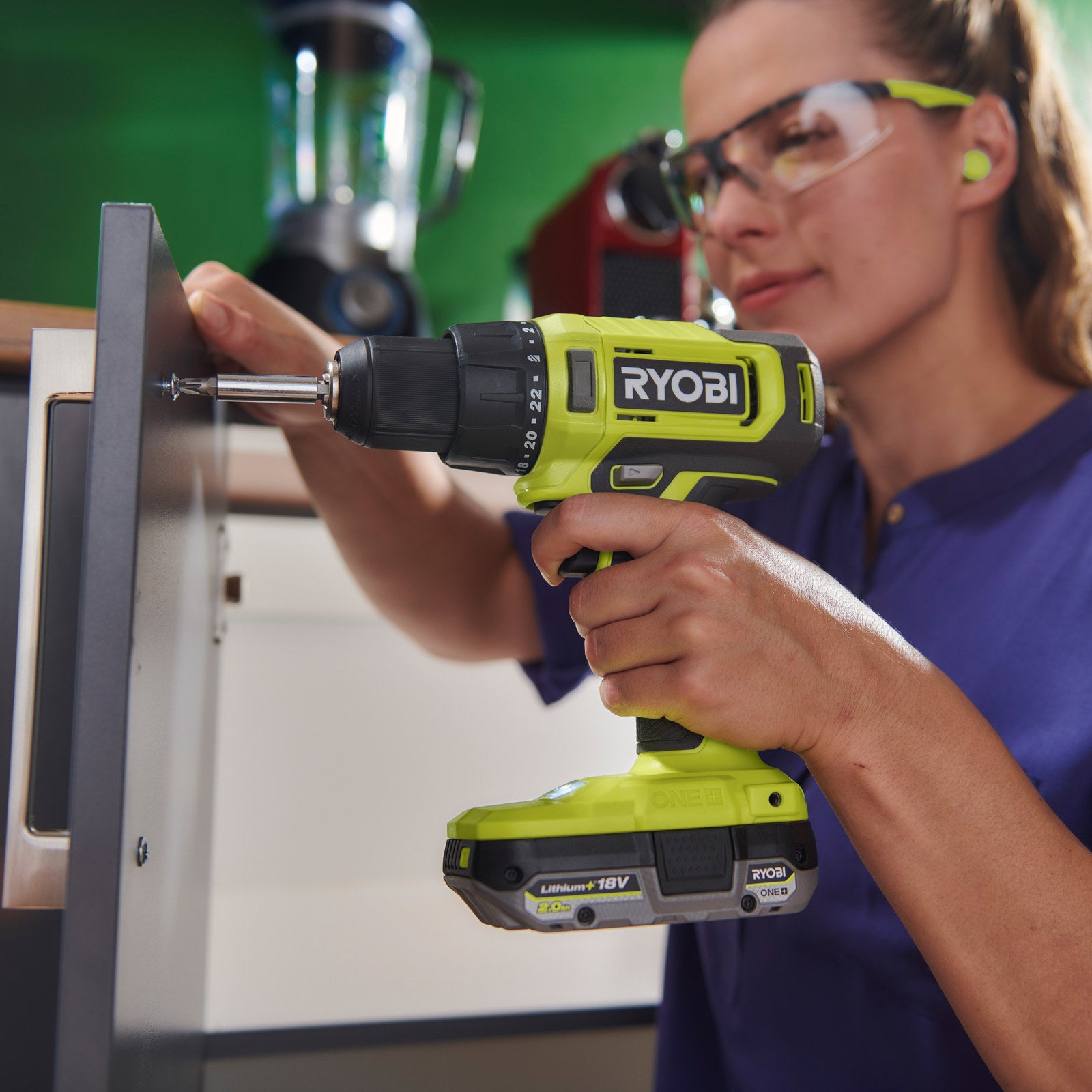 Ryobi 18V ONE+ Cordless Drill Driver Tool Only RDD18