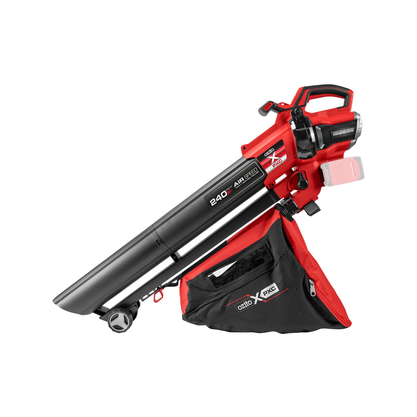 Ozito PXC 36V (2 x 18V) Brushless Blower Vacuum PXBVS-3624 - Skin Only