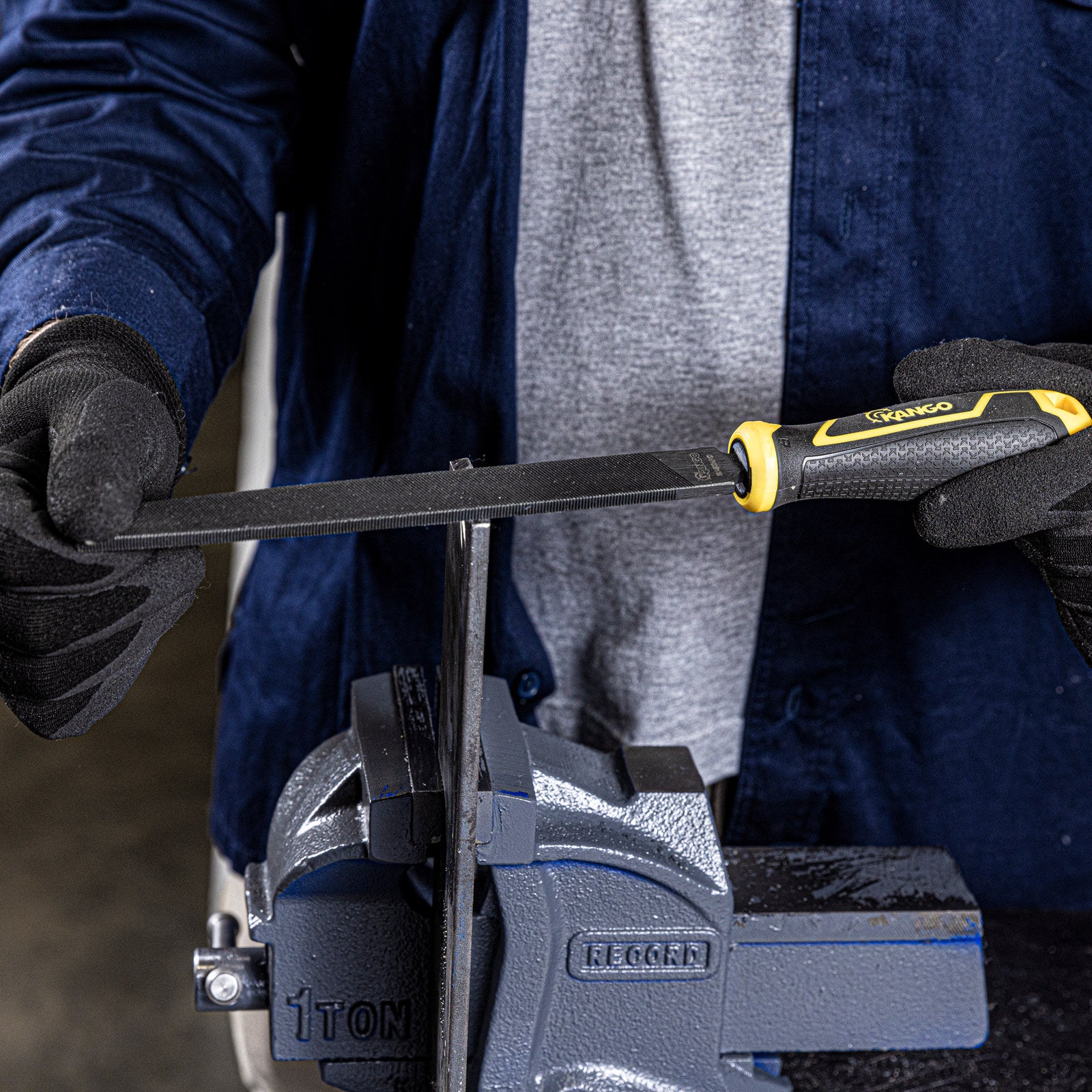 Kango 200 x 4mm Round Chainsaw File with Removable K-Lock Handle