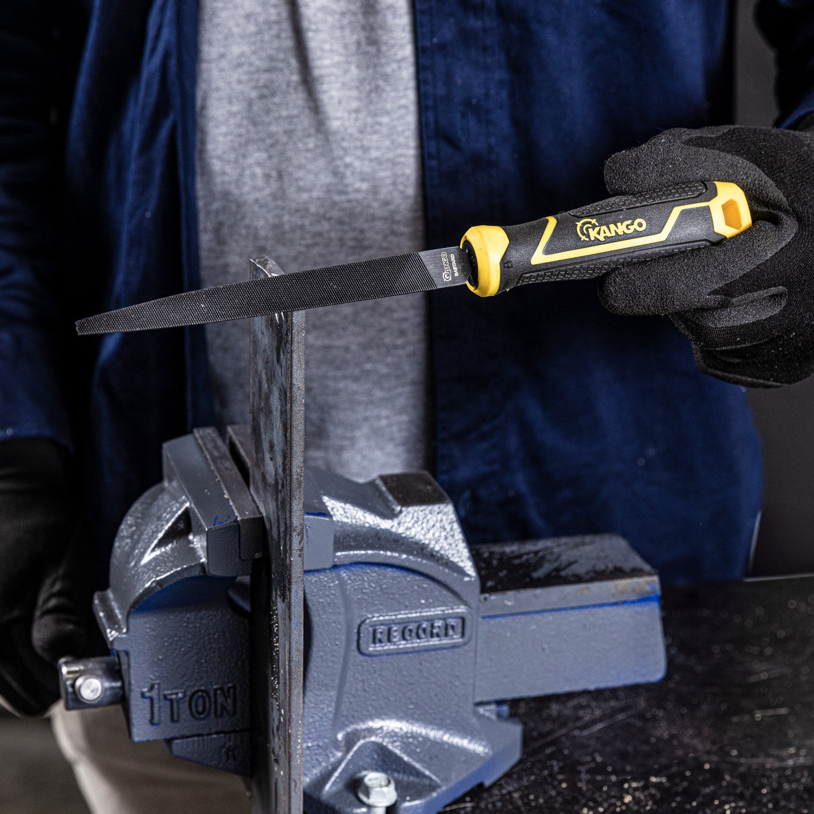 Kango 125mm Triangle Second Cut File