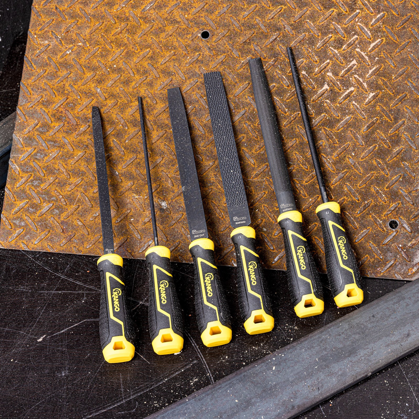 Kango 5 Piece File Set, 200mm Wood & Metal Files