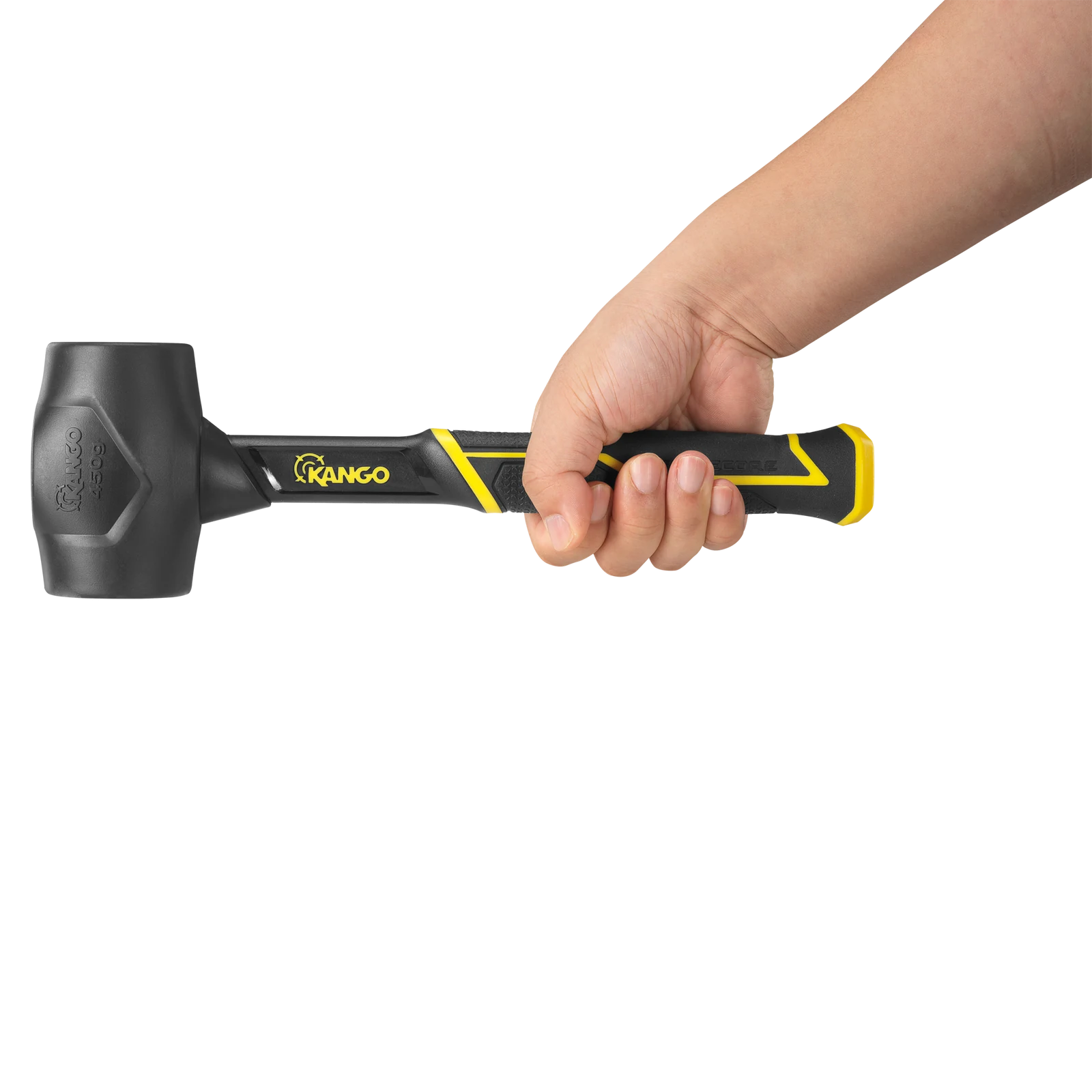 Kango 450g Black Rubber Mallet with Wedged Handle