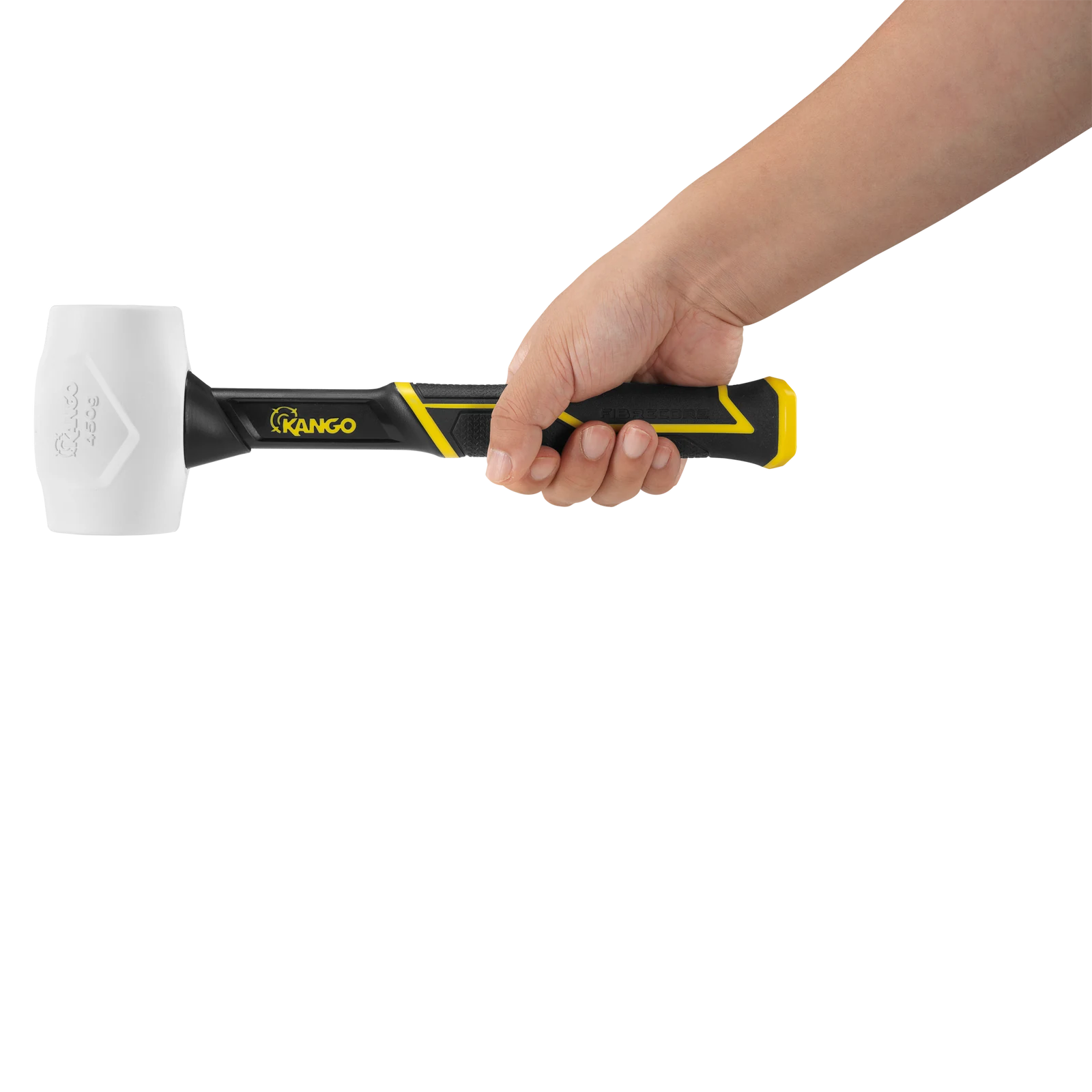 Kango 450g White Rubber Mallet with Wedged Handle