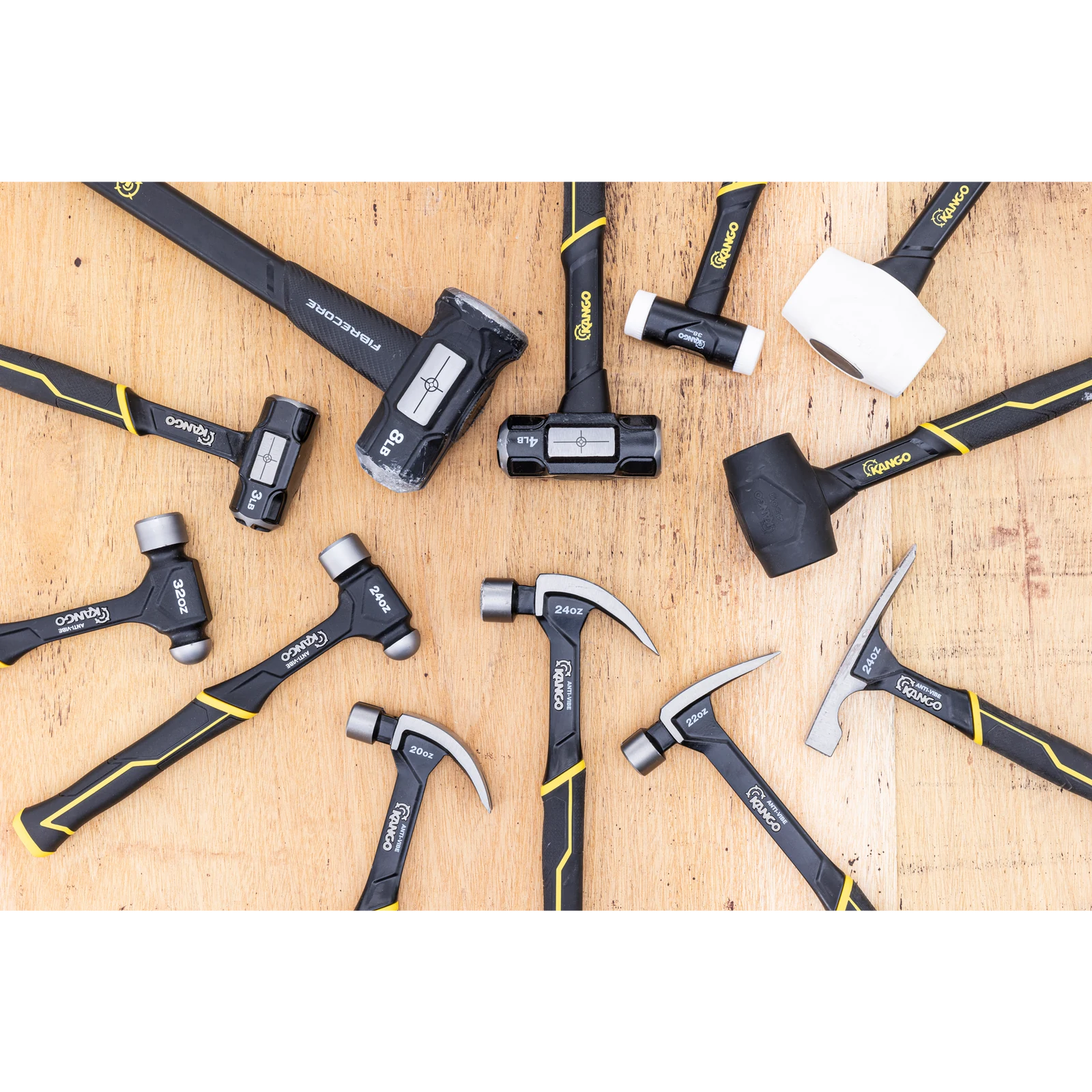 Kango 24oz Anti-Vibe Brick Hammer