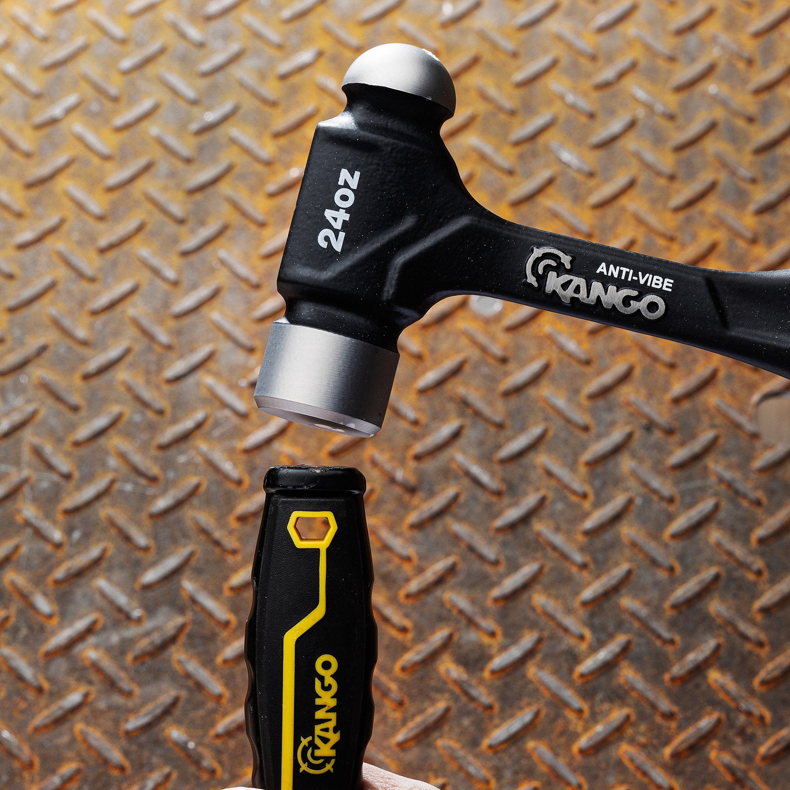 Kango 24oz Anti-Vibe Ball Pein Hammer with Dual Face