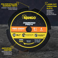 Kango 184mm 4T Diamond Pro Fibre Cement Circular Saw Blade