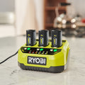 Ryobi USB Lithium 3 Port 3A Charger RC43P with LED Status Indicators