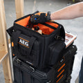 AEG QUICKSTACK 2.0 Half-Size Technicians Tool Bag with 33 Pockets