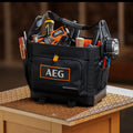 AEG QUICKSTACK 2.0 Half-Size Open Tote Tool Bag with Tape Measure Holder