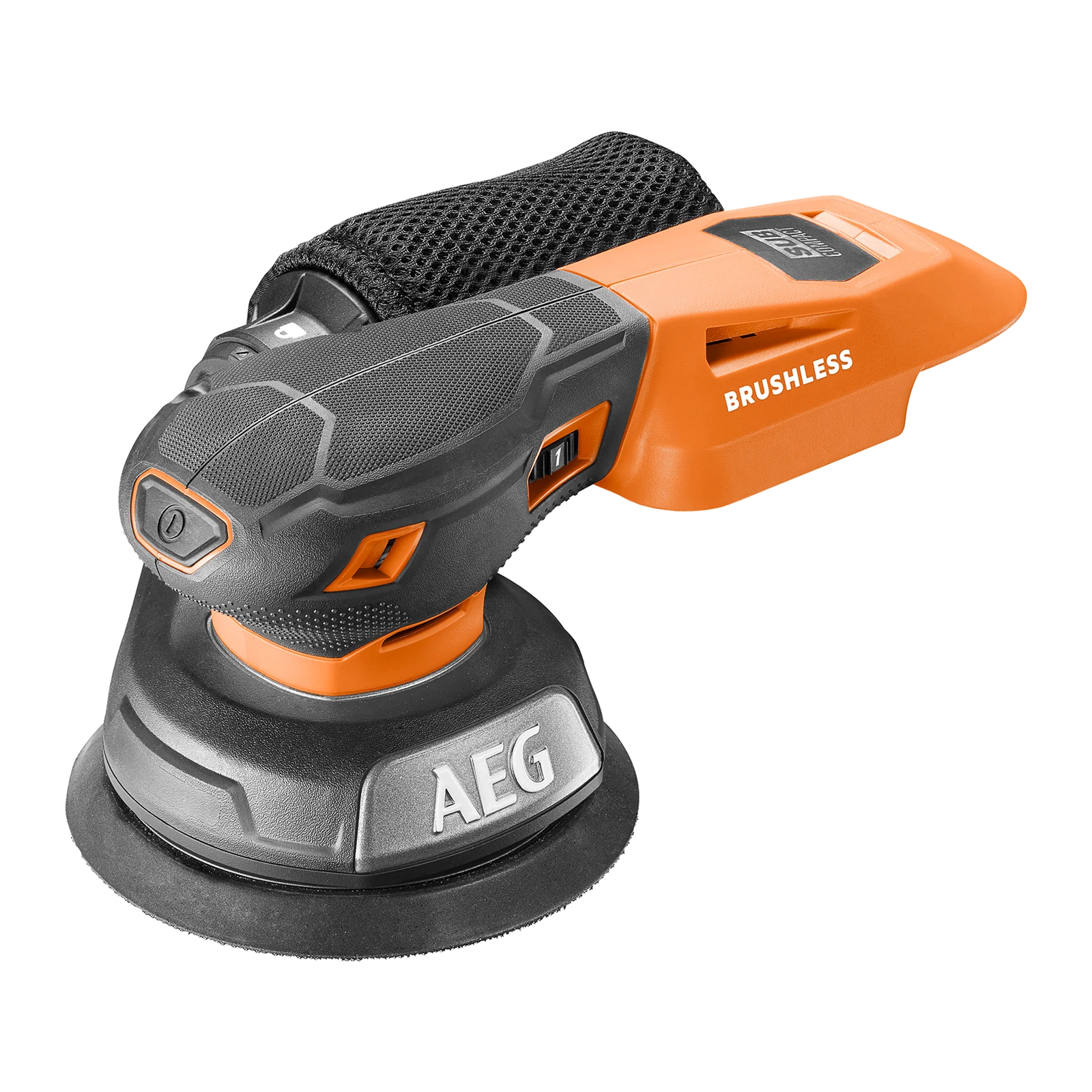 AEG 18V Brushless Sub Compact 125mm Random Orbital Sander A18SROSBL0 - Skin Only
