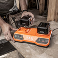 AEG 18V 5.0Ah Dual Port Charger and Battery Twin Pack A18ODPS52G