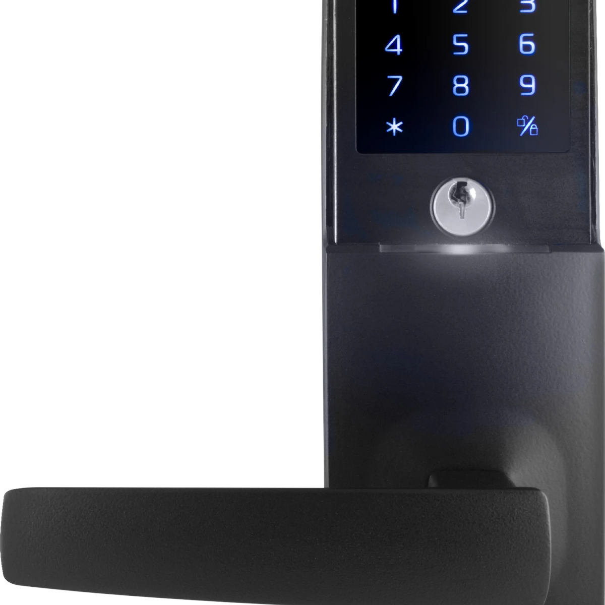 Gainsborough Freestyle WiFi Smart Lock Trilock Matte Black App Controlled GFSW8951AURMB
