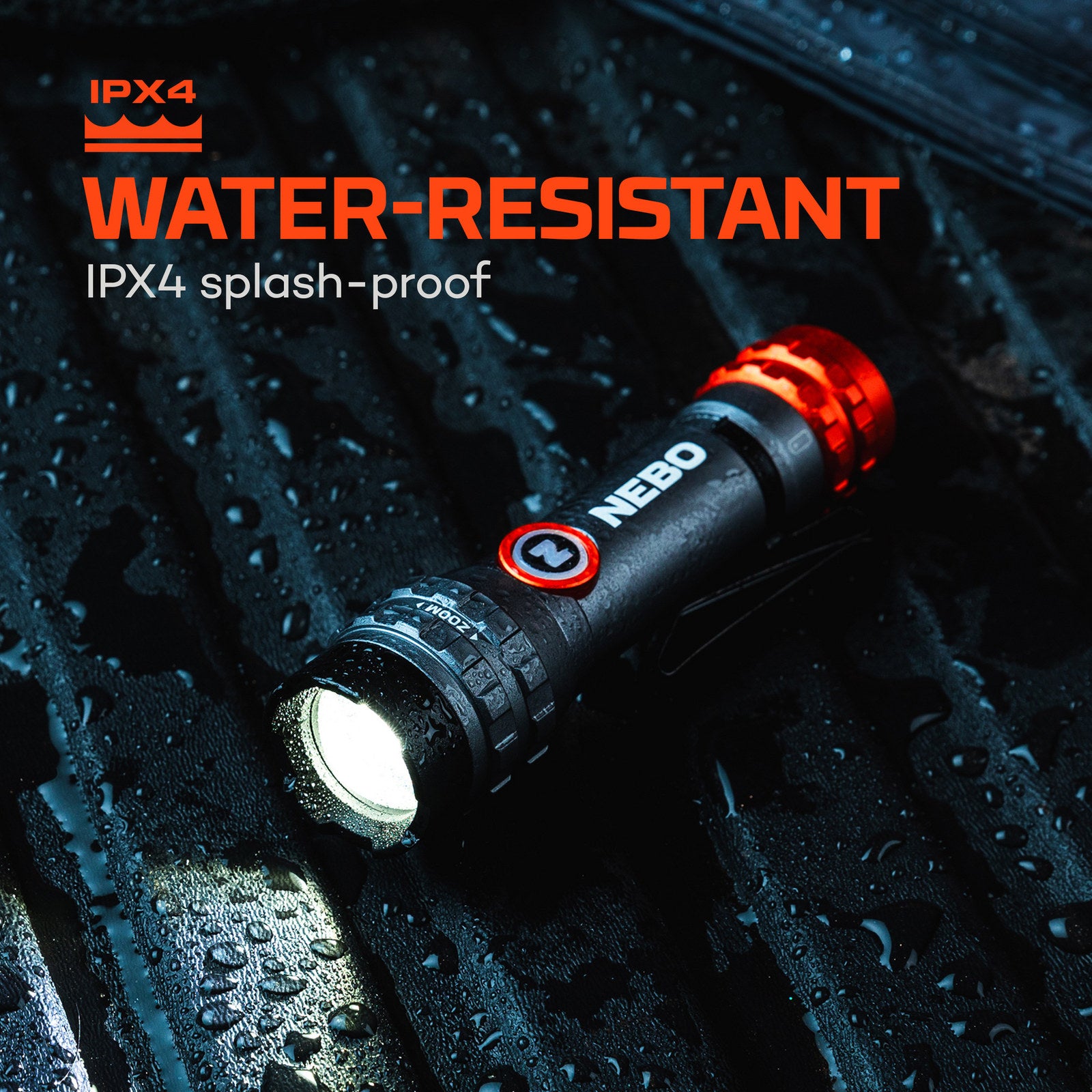 Nebo Davinci Flex Torch - 450 Lumen - 6x Zoom - Rechargeable - Water-Resistant