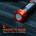 Nebo Davinci Flex Torch - 450 Lumen - 6x Zoom - Rechargeable - Water-Resistant