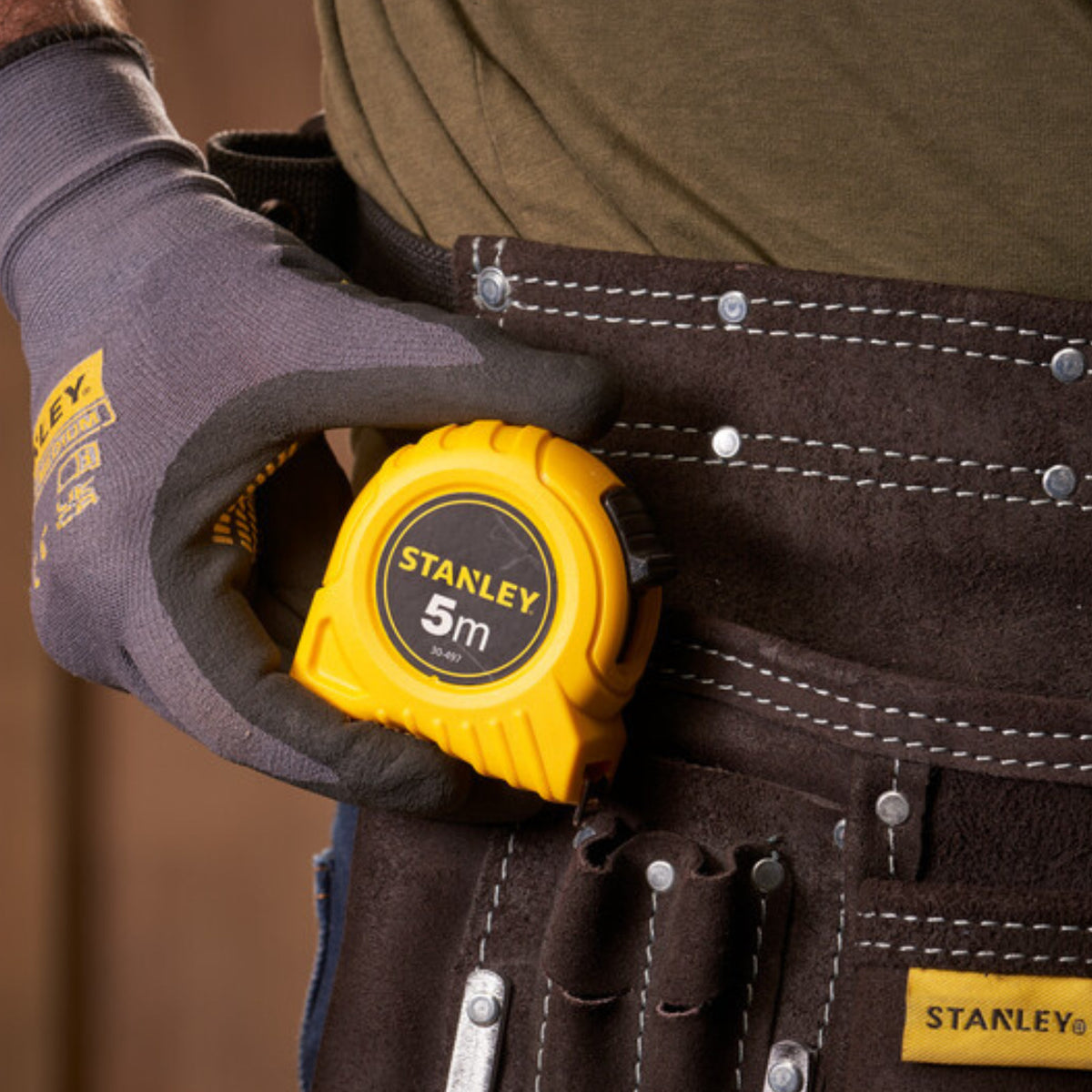 Stanley 5m x 19mm Yellow Tape Measure