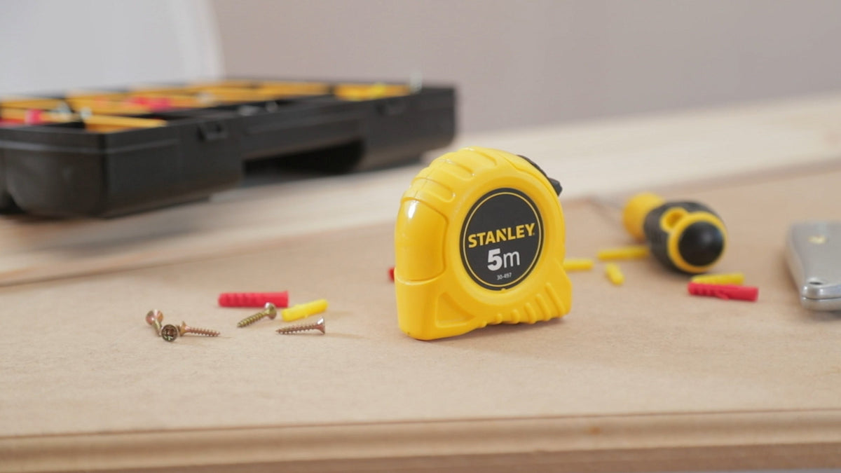 Stanley 5m x 19mm Yellow Tape Measure