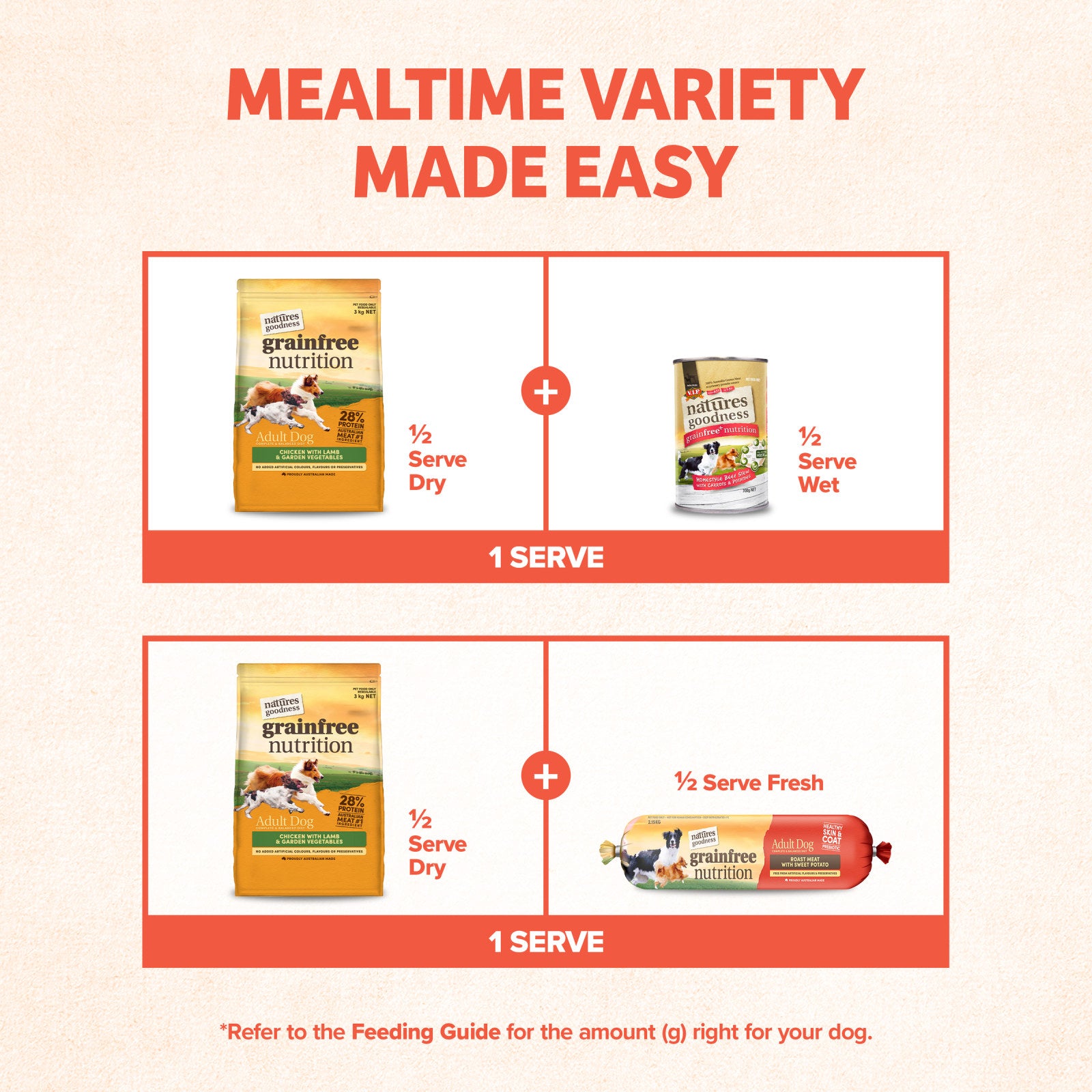 Natures Goodness Homestyle Beef Stew with Carrots & Potatoes Grain Free Adult Wet Dog Food 400g 12 Pack