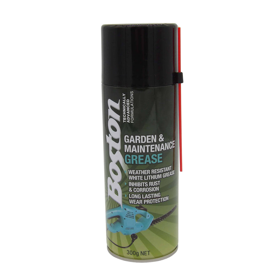 Boston Garden Maintenance Grease Spray 300g Aerosol Lubricant