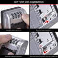 Master Lock Wall Mount Next Gen Key Safe - Steel Combination Lock Box for 10 Keys