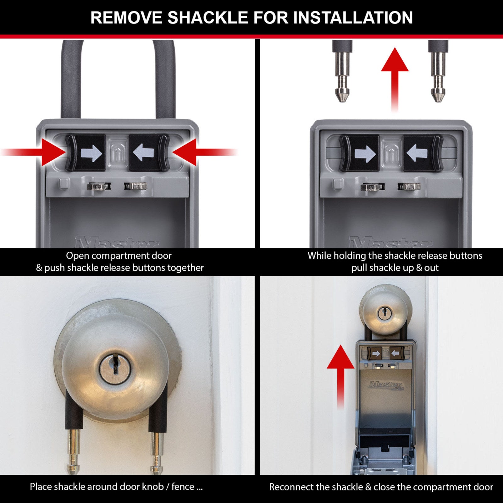 Master Lock Portable Next Gen Combination Key Safe