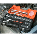 Bahco 1/2" Square Drive Metric Socket Set with Ratchet & Hex Profile