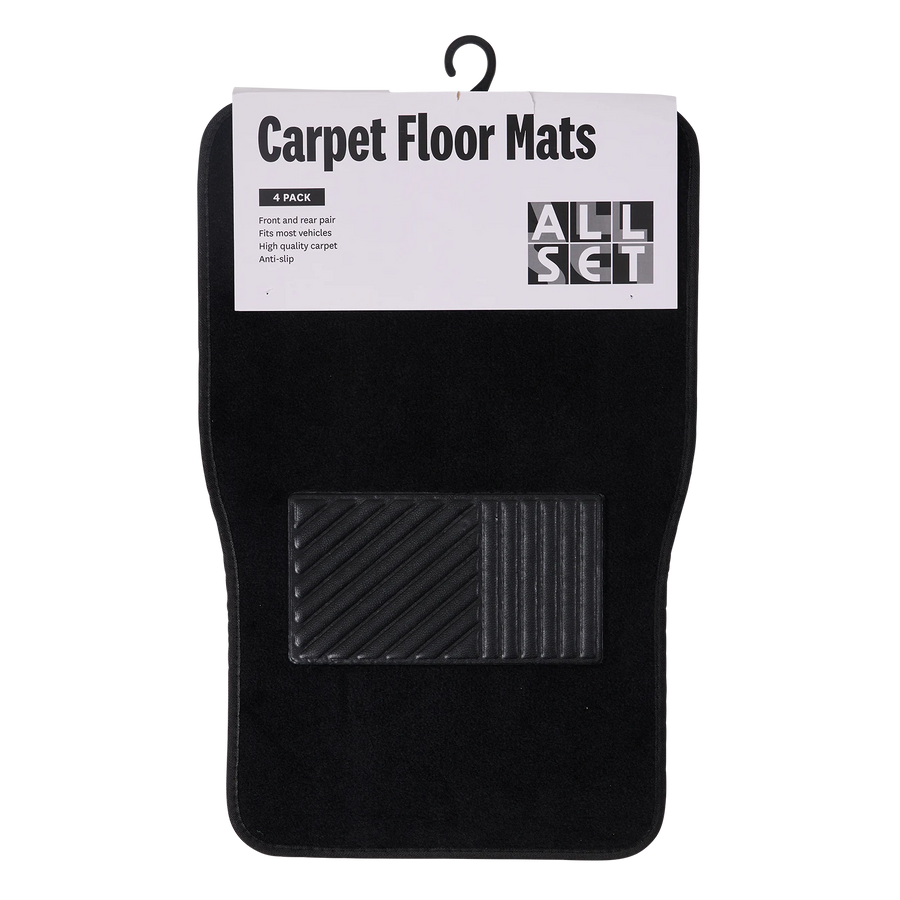 All Set Carpet Floor Mat - 4 Pack