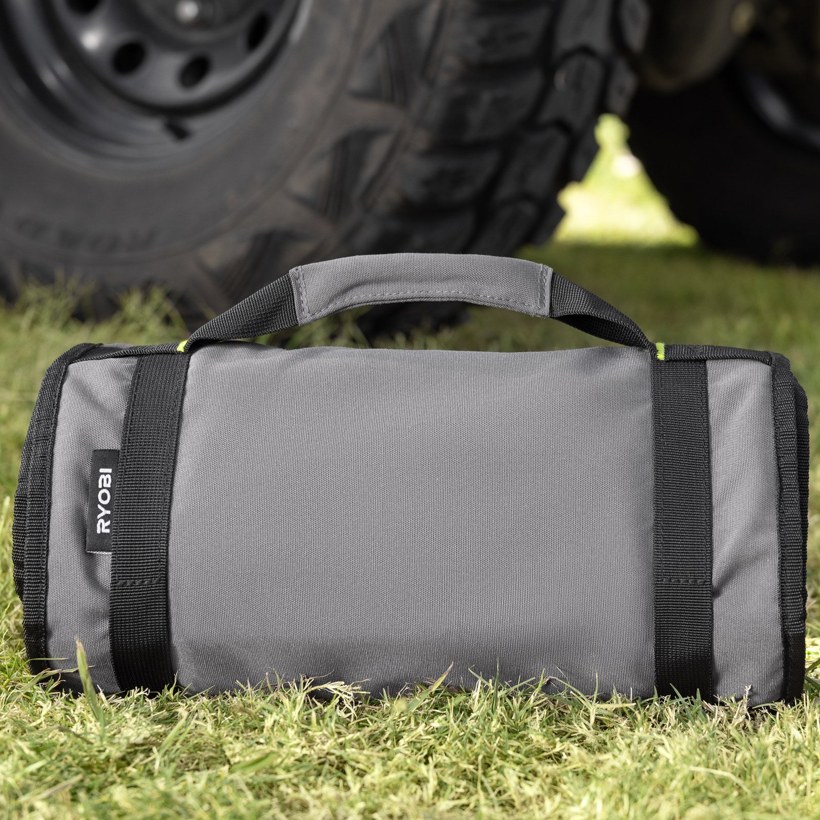 Ryobi Traxx Canvas Tool Roll with Zip Pockets