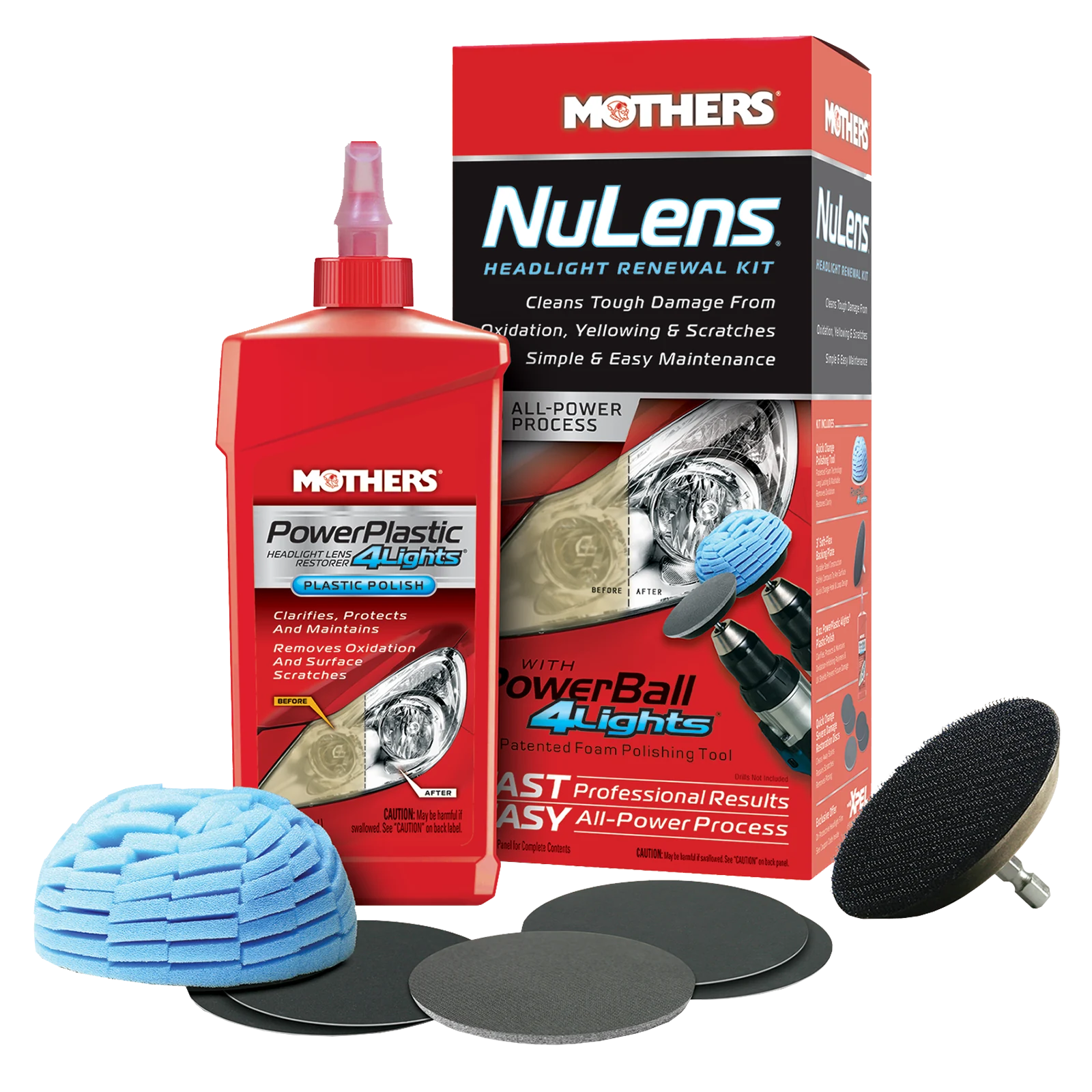 Mothers NuLens 236ml Headlight Renewal Kit