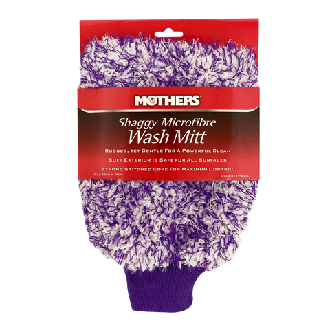 Mothers Shaggy Microfibre Wash Mitt Car Wash Mitt