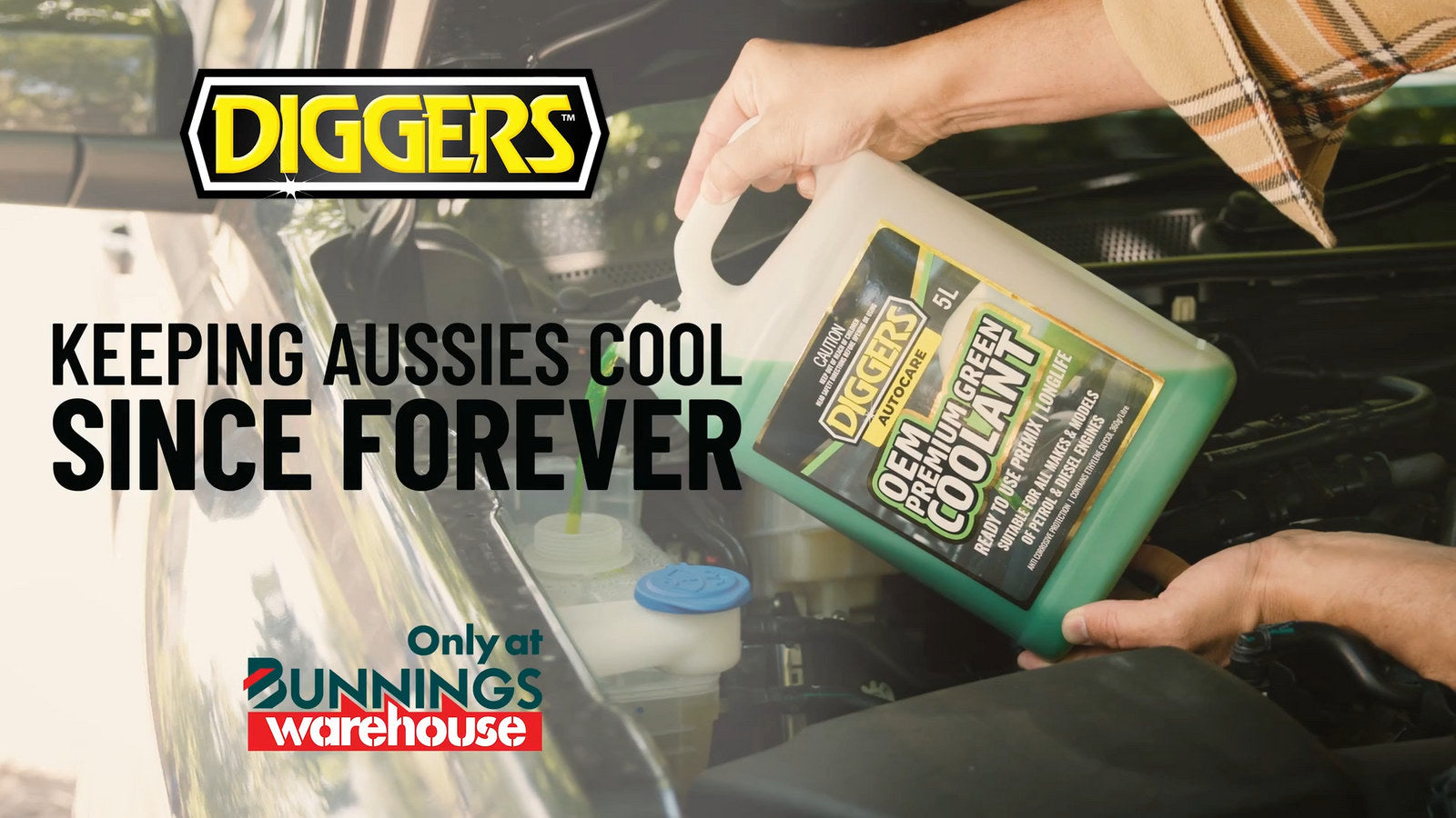 Diggers Premium Green Coolant 5L OEM Pre-Mixed Ready to Use