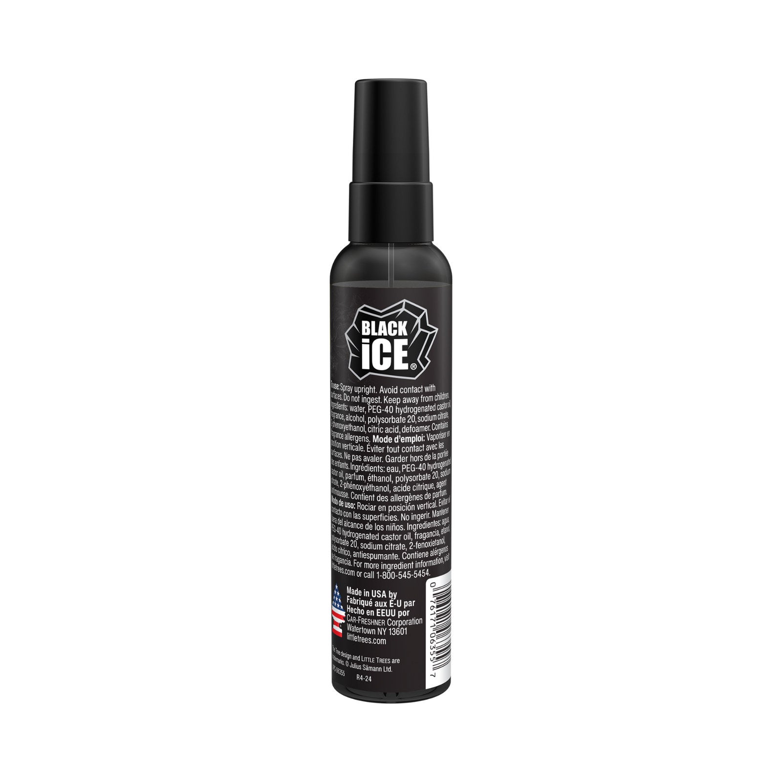 Little Trees Black Ice Air Freshener Pump Spray 103ml