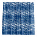 Barelli Blue Textured Waves Polyester Shower Curtain 180 x 180cm 12 Rings