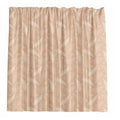 Barelli Long Drop Ferns Amberlight Polyester Shower Curtain 210 x 180cm 12 Rings