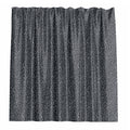 Barelli Long Drop Midnight Mist Polyester Shower Curtain 210 x 180cm 12 Rings